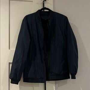 SHEIN Men's Navy Bomber Jacket